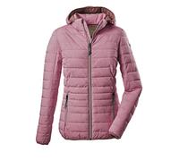G.I.G.A. DX Damen Casual Funktionsjacke in Daunenoptik mit abzippbarer Kapuze Uyaka Stripe, dunkelrose, 36, 34313-000