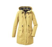 G.I.G.A. DX Damen Casual Softshell Parka mit Kapuze, Gebranntes Gelb, 38