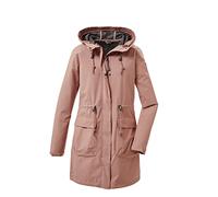 G.I.G.A. DX Damen Casual Softshell Parka mit Kapuze, Rose, 44