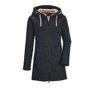 G.I.G.A. DX by Killtec Damen Mantel GW 54 WMN KNTFLC PRK - Strickfleeceparka mit Kapuze 42 dunkelnavy