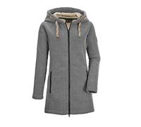 G.I.G.A. DX Damen Casual Strickfleeceparka/Fleecejacke mit Kapuze - GW 54 WMN KNTFLC PRK, gebrochenes weiss, 38, 37640-000