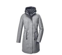 G.I.G.A. DX by Killtec Damen Fleece-Parka GW 46 WMN PRK mit abknöpfbarer Kapuze dunkelnavy 46