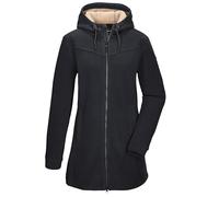 Fleecejacke "GW 82 WMN FLC PRK", Damen, Gr. 42, blau (navy), Oberseite: 100% Polyester;Rückseite: 100% Polyester, G.I.G.A. DX BY KILLTEC, Jacken, Fleeceparka mit Teddyfell, 2-Wege-Reißverschluss, vers