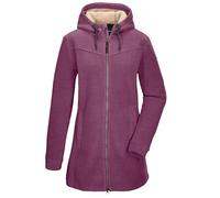 Fleecejacke "GW 82 WMN FLC PRK", Damen, Gr. 38, lila (orchidee), Oberstoff: Oberseite: 100% Polyester, Rückseite: 100% Polyester, G.I.G.A. DX BY KILLTEC, sportlich, Jacken, Fleeceparka mit Teddyfell, 