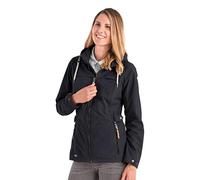 Funktionsjacke "WMN JCKT A", Damen, Gr. 42, blau (navy), Obermaterial: 100% Polyester.Futter: 100% Polyester, G.I.G.A. DX BY KILLTEC, Jacken Funktionsjacke, Damenjacke: abnehmbare Kapuze, 8.000 mm Was