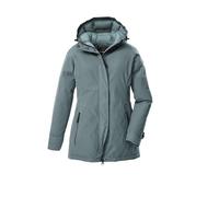 Funktionsjacke "GW 23 WMN JCKT", Damen, Gr. 50, blau (graublau), Oberstoff: 88% Polyester, 12% Baumwolle, Futter: 100% Polyester (recycelt), Füllung: 100% Polyester, G.I.G.A. DX BY KILLTEC, sportlich,