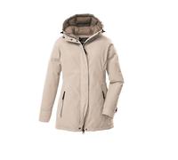 Funktionsjacke "GW 23 WMN JCKT", Damen, Gr. 50, beige (hellbeige), Oberstoff: 88% Polyester, 12% Baumwolle, Futter: 100% Polyester (recycelt), Füllung: 100% Polyester, G.I.G.A. DX BY KILLTEC, sportlic