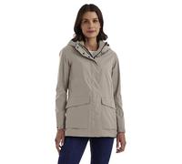 Funktionsjacke "GS 54 WMN JCKT", Damen, Gr. 40, beige (hellbeige), Oberstoff: 100% Polyester, Futter: 100% Polyester (recycelt), G.I.G.A. DX BY KILLTEC, sportlich, Jacken, Wasserdicht, atmungsaktiv, r