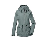 Funktionsjacke "GS 55 WMN JCKT", Damen, Gr. 38, grün, Oberstoff: 100% Polyester, Futter: 100% Polyester (recycelt), G.I.G.A. DX BY KILLTEC, sportlich, Jacken, Wetterfeste Damenjacke, wind- u wasserdic