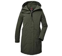 Parka "GW 73 WMN PRK", Damen, Gr. 44, grün (olivgrün), Obermaterial: 100% Polyester.Futter: 100% Polyester.Füllung: 100% Polyester, G.I.G.A. DX BY KILLTEC, Jacken Parka, Wasserdichter, atmungsaktiver