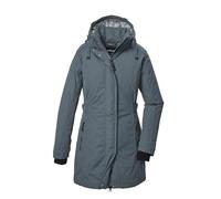Parka "GW 70 WMN PRK", Damen, Gr. 46, blau (graublau), Oberstoff: 88% Polyester, 12% Baumwolle, Futter: 100% Polyester, Füllung: 100% Polyester, G.I.G.A. DX BY KILLTEC, sportlich, Jacken, Wind- und wa