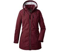 G.I.G.A. DX Damen Gw 5 Wmn Sftshll Prk Casual Softshell Parka mit abzippbarer Kapuze, tiefrot, 36 EU