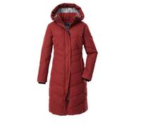 G.I.G.A. DX Damen Steppmantel/Funktionsmantel in Daunenoptik mit abzippbarer Kapuze GW 61 WMN QLTD CT, dunkel feuerrot, 38, 43531-000