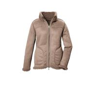 Wendejacke "GW 62 WMN JCKT", Damen, Gr. 36, weiß (naturweiß), Obermaterial: 100% Polyester, G.I.G.A. DX BY KILLTEC, Jacken, Wendbare Damenjacke in Wildlederoptik, warm, mit 4 Taschen (70246530-36) nat