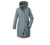 Funktionsmantel "GW 80 WMN CT", Damen, Gr. 48, blau (graublau), Oberstoff 1: 100% Polyester/ Oberstoff 2: 100% Polyester (recycelt), Futter: 100% Polyester (recycelt), Füllung: 100% Polyester, G.I.G.A