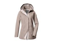 Funktionsjacke "GW 78 WMN JCKT", Damen, Gr. 46, beige (hellbeige), Oberstoff: Oberseite: 100% Polyester, Rückseite: 100% Polyester, Futter: 100% Polyester (recycelt), G.I.G.A. DX BY KILLTEC, sportlich