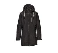 G.I.G.A. DX Damen Matava Casual Softshell Parka Mit Abzippbarer Kapuze, schwarz, 44