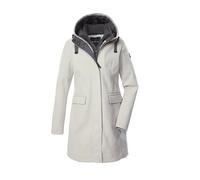 G.I.G.A. DX Damen Parka/Wollmantel mit Kapuze und abzippbarem Gilet GW 19 WMN PRK, hellgraumelange, 40, 43351-000