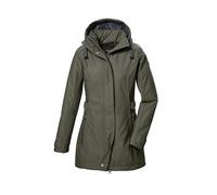 G.I.G.A. DX Damen Softshell Parka/Softshelljacke mit abzippbarer Kapuze GW 22 WMN SFTSHLL PRK, oliv, 36, 42210-000