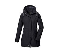 G.I.G.A. DX Damen Softshell Parka/Softshelljacke mit abzippbarer Kapuze GW 22 WMN SFTSHLL PRK, schwarz, 40, 42210-000