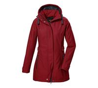 G.I.G.A. DX Damen Softshell Parka/Softshelljacke mit abzippbarer Kapuze GW 22 WMN SFTSHLL PRK, tiefrot, 36, 42210-000