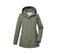 G.I.G.A. DX Damen Softshelljacke/Outdoorjacke mit abzippbarer Kapuze GS 75 WMN SFTSHLL JCKT, olivgrün, 50, 42695-000