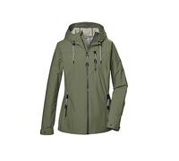 G.I.G.A. DX Damen Softshelljacke/Outdoorjacke mit Kapuze GS 74 WMN SFTSHLL JCKT, blasses oliv, 46, 43052-000