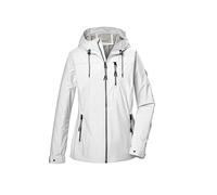 G.I.G.A. DX Damen Softshelljacke/Outdoorjacke mit Kapuze GS 74 WMN SFTSHLL JCKT, gebrochenes weiss, 42, 43052-000