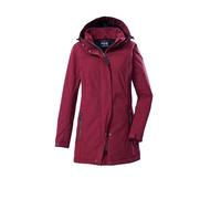 Softshellparka "GW 36 WMN SFTSHLL PRK", Damen, Gr. 40, rot (bordeaux), Oberstoff: Oberseite: 100% Polyester, Rückseite: 100% Polyester, G.I.G.A. DX BY KILLTEC, sportlich, Jacken, Softshellparka: wasse