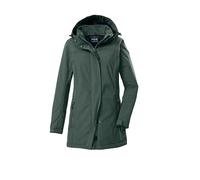 Softshellparka "GW 36 WMN SFTSHLL PRK", Damen, Gr. 40, grün, Oberseite: 100% Polyester;Rückseite: 100% Polyester, G.I.G.A. DX BY KILLTEC, Jacken, Softshellparka: wasserdicht, Teddyfell, 2-Wege-Reißver
