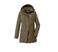 Softshellparka "GW 36 WMN SFTSHLL PRK", Damen, Gr. 44, braun (schlamm), Oberstoff: Oberseite: 100% Polyester, Rückseite: 100% Polyester, G.I.G.A. DX BY KILLTEC, sportlich, Jacken, Softshellparka: wass