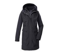 G.I.G.A. DX by Killtec Damen Softshellparka GW 79 WMN - mit Kapuze & abzippbarem Gilet, Schwarz 36