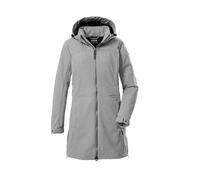 G.I.G.A. DX Damen Softshellparka/Parka mit abzippbarer Kapuze GW 34 WMN SFTSHLL PRK, hellgrau, 44, 43541-000