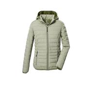 G.I.G.A. DX Damen Steppjacke/Casual Funktionsjacke in Daunenoptik mit abzippbarer Kapuze Uyaka, naturgrün, 46, 28041-000