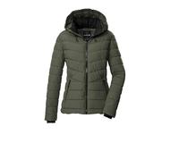 Steppjacke "GW 32 WMN QLTD JCKT", Damen, Gr. 38, grün (olivgrün), Oberstoff: 100% Polyester (recycelt), Futter: 100% Polyester (recycelt), Füllung: 100% Polyester, G.I.G.A. DX BY KILLTEC, sportlich, J