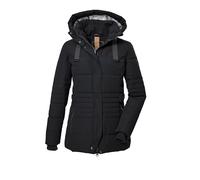 G.I.G.A. DX Damen Steppjacke mit abzippbarer Kapuze/Funktionsjacke in Daunenoptik GW 25 WMN QLTD JCKT, schwarz, 44, 39930-000