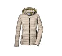 Steppjacke "GS 69 WMN QLTD JCKT", Damen, Gr. 42, beige (hellbeige), Oberstoff: 100% Polyester, Futter: 100% Polyester (recycelt), Wattierung: 100% Polyester, G.I.G.A. DX BY KILLTEC, sportlich, Jacken,