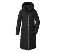 G.I.G.A. DX Damen Steppmantel/Steppparka/Funktionsmantel in Daunenoptik mit Kapuze GW 88 WMN QLTD CT, schwarz, 50, 43534-000