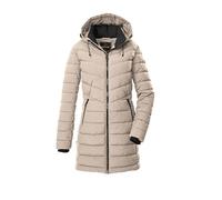 G.I.G.A. DX Damen Steppparka/Funktionsparka in Daunenoptik mit abzippbarer Kapuze GW 74 WMN QLTD PRK, hellbeige, 46, 43538-000