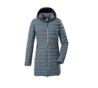 Steppmantel "GW 77 WMN QLTD PRK", Damen, Gr. 42, graublau, Obermaterial: 100% Polyester.Futter: 100% Polyester.Füllung: 100% Polyester, G.I.G.A. DX BY KILLTEC, Mäntel Steppmantel, Damen Funktionsparka