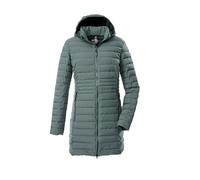 Steppmantel "GW 77 WMN QLTD PRK_Bacarya", Damen, Gr. 36, grün (jade), Oberstoff: 100% Polyester, Futter: 100% Polyester (recycelt), Wattierung: 100% Polyester, G.I.G.A. DX BY KILLTEC, sportlich, Mänte