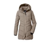 Steppmantel "GW 60 WMN QLTD PRK", Damen, Gr. 46, beige (sand), Oberstoff: 100% Polyester (recycelt), Futter: 100% Polyester (recycelt), Füllung: 100% Polyester, G.I.G.A. DX BY KILLTEC, sportlich, Mänt