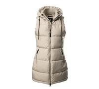 Steppweste "GW 30 WMN QLTD VST", Damen, Gr. 46, beige (hellbeige), Oberstoff: 100% Polyester (recycelt), Futter: 100% Polyester, Wattierung: 100% Polyester, G.I.G.A. DX BY KILLTEC, Westen Steppweste, 