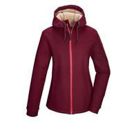 G.I.G.A. DX Damen Strickfleecejacke/Fleecejacke mit Kapuze GW 38 WMN KNTFLC JCKT, dunkel himbeere, 46, 43550-000