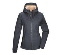 G.I.G.A. DX Damen Strickfleecejacke/Fleecejacke mit Kapuze GW 38 WMN KNTFLC JCKT, dunkelnavy, 50, 43550-000