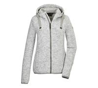 G.I.G.A. DX Damen Strickfleecejacke/Fleecejacke mit Kapuze GW 52 WMN KNTFLC JCKT, gebrochenes weiss, 50, 42233-000