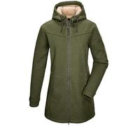 G.I.G.A. DX Damen Strickfleeceparka/Fleecejacke mit Kapuze GW 37 WMN KNTFLC PRK, olivgrün, 36, 43546-000
