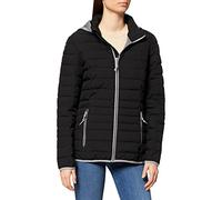 G.I.G.A. DX Damen Uyaka Steppjacke/Casual Funktionsjacke In Daunenoptik Mit Abzippbarer Kapuze, schwarz, 46