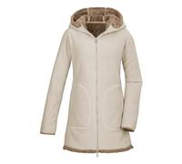 G.I.G.A. DX Damen Wendefleeceparka/Fleecejacke mit Kapuze GW 60 WMN KNTFLC PRK, ecru, 40, 42502-000