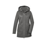 Funktionsparka "GW 63 WMN PRK", Damen, Gr. 48, grau (stein), Oberstoff: 100% Polyester, G.I.G.A. DX BY KILLTEC, sportlich, Jacken, Wendeparka mit 2 Seiten, 2-Wege-Reißverschluss und Kapuze (43319154-4